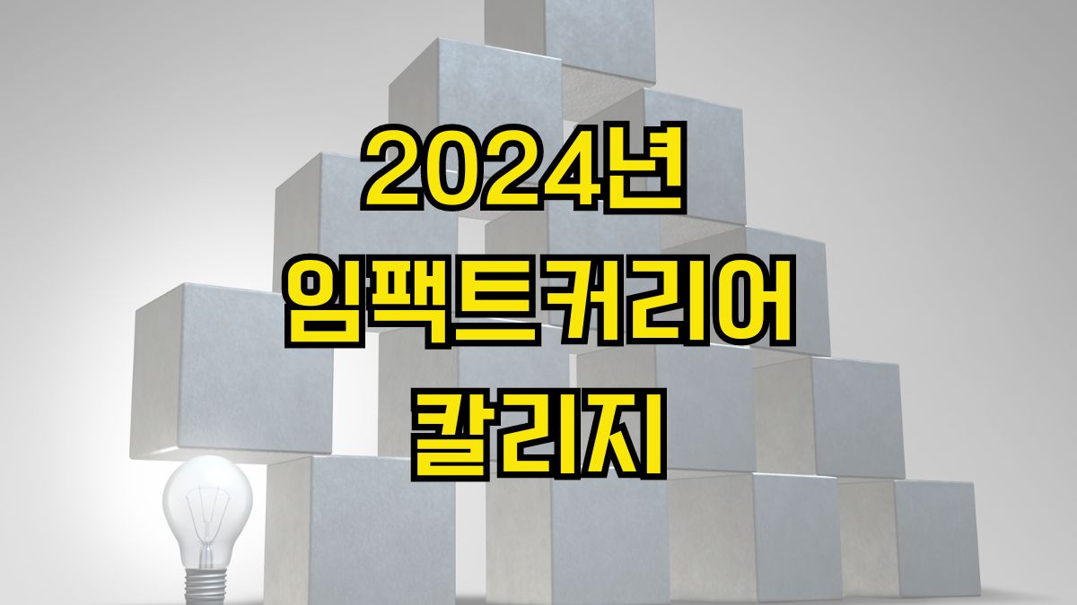 2024년 임팩트커리어칼리지