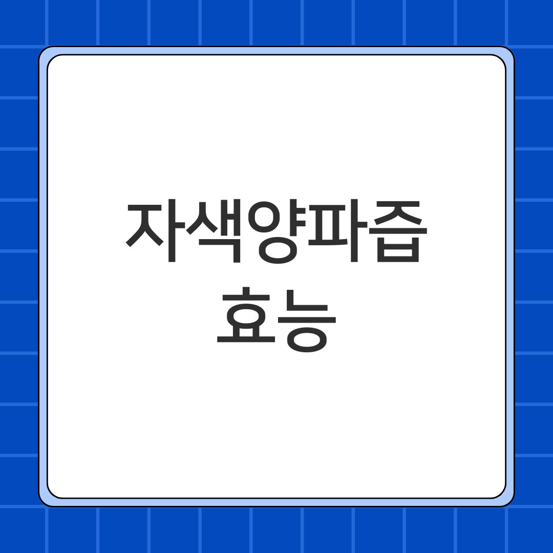 자색양파즙 효능