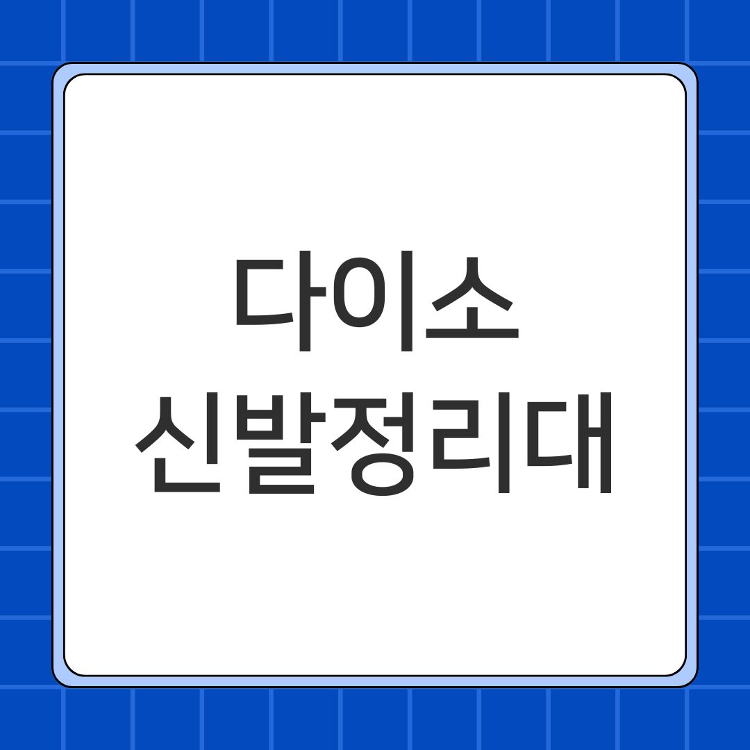 다이소 신발정리대